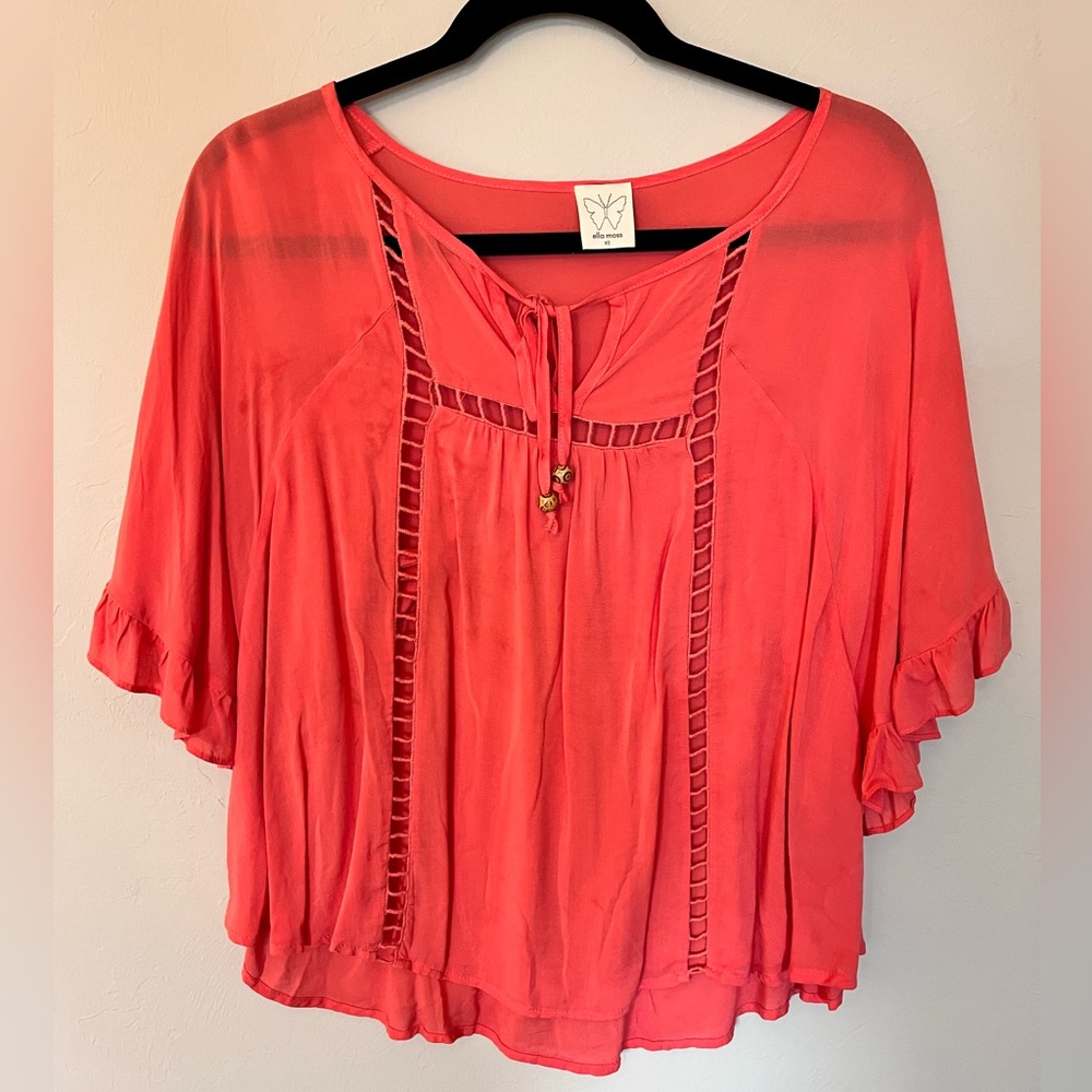 Ella Moss butterfly blouse